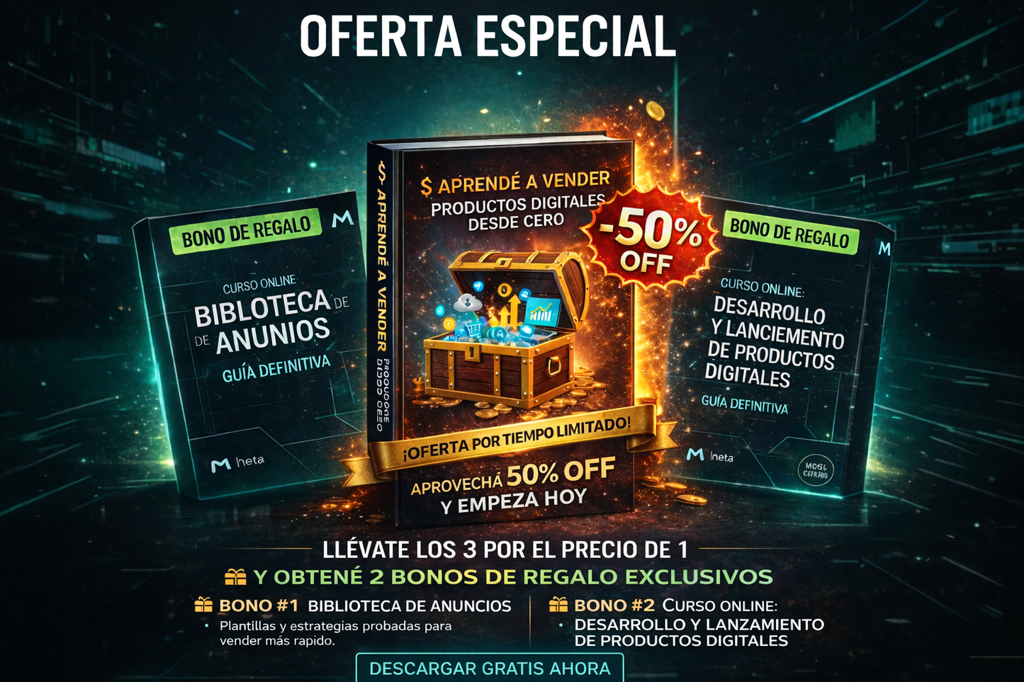 💰 Aprendé a vender productos digitales desde cero - Generá ingresos constantes+ Dos Bonos de regalo